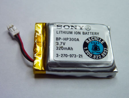 Sony BP-HP300A Cordless Headset Battery. Replacement Battery for Sony BT21 and BT22 Headset